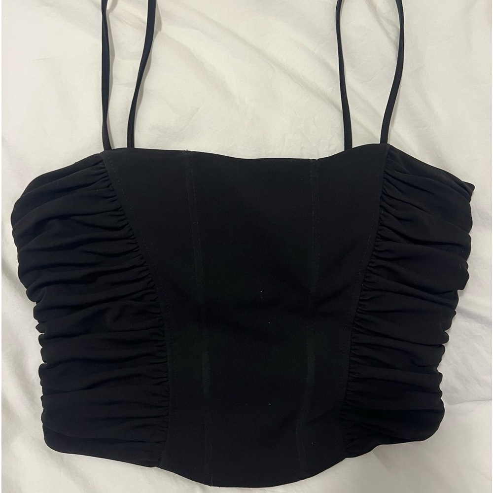 Zara Black Corset Top